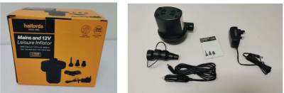 Photo of Halfords Mains and 12V Leisure Inflator