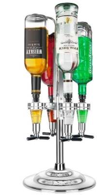 Photo of LED Bar Caddy 4 Bottle Spirit Dispenser sold by John Lewis