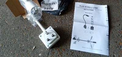 Photo of Enuotek Plug In Wall Lamp
