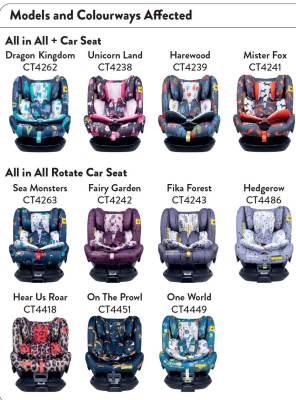 Photo of All in All + Car Seat and All in All Rotate Car Seat