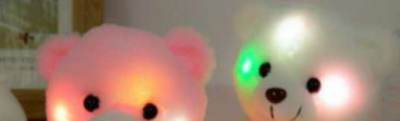 Photo of LED Flash Light Bear Soft Toy