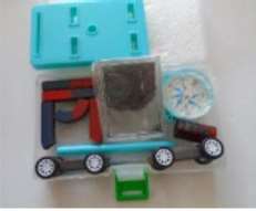 Photo of KingbeefLIU Children Science Bar Ring Horseshoe Compass Magnet Car Kit Experiment Tools A Fun Educational Toy