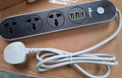 Photo of Hulker Three-Way Power Socket sold via Amazon