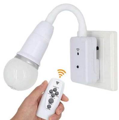 Photo of Huahan Haituo UK Plug, AC Power, to E27 LED Bulbs Socket Adapter with Remote Control