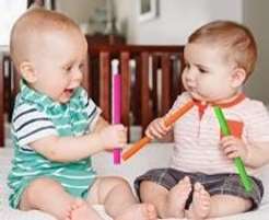 Photo of Hollow Silicone Teething Tubes for Babies 0-12 Months