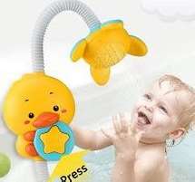 Photo of HANMUN Duck Bath Shower Head Toy Bathtub Sprinkler Spraying Water Toy