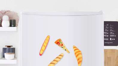 Photo of Hysagtek 4 Piece Novelty Magnetic Pizza and Breadstick Ballpoint Pen Set