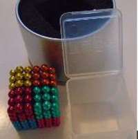 Photo of DIY Metal Neodymium Magic 5mm Magnet Magnetic Balls Blocks Cube Construction Building Toys Colorful Arts Crafts Toy
