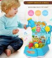 Photo of Baby Kids Knock Hit Hamster Game Cartoon Music Light Flash Educational Toys UK