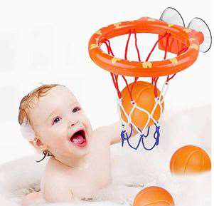 Photo of WEARXI Baby Bath Toys Fun Bathtub Basketball Shooting Game for Kids