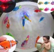 Photo of Fun Sensor Diving Fish Luminous Electric Swimming Fish Toy for Baby Bathing