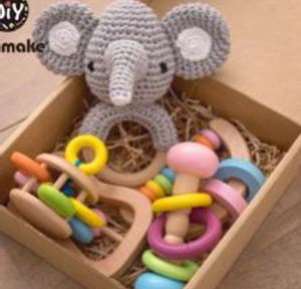 Photo of ‘Let’s Make Safe’ wooden toys set