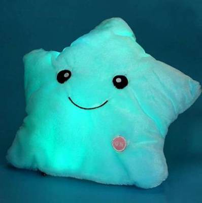 Photo of HKFV Blue LED Star Scatter Cushion
