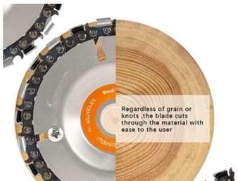 Photo of Angle Grinder Chainsaw Disc