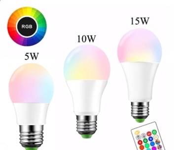 Photo of LED RGB+W Bulb with Remote Control