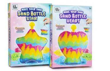 Photo of Grafix Make Your Own Sand Bottle (Star & Heart) sold by ASDA