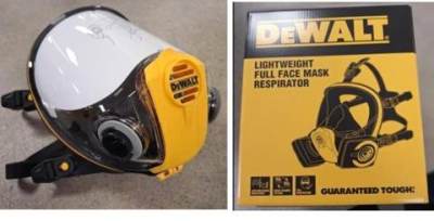 Photo of DeWALT Full Face Respirator