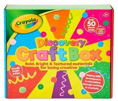 Photo of Hunter Price’s Crayola-Branded Discovery Craft Box
