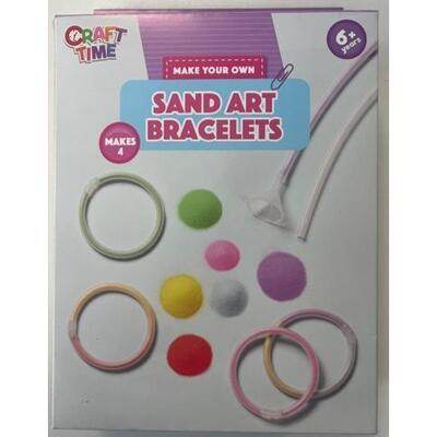 Photo of Craft Time Sand Art Bracelets sold by Home Bargains