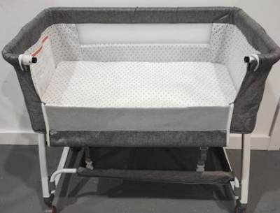 Photo of Grey Baby Bassinet
