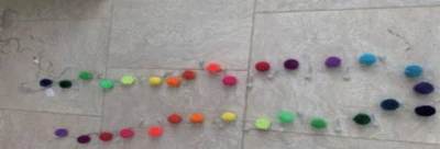 Photo of Rainbow Pom-Pom Fairy Lights with USB Cable