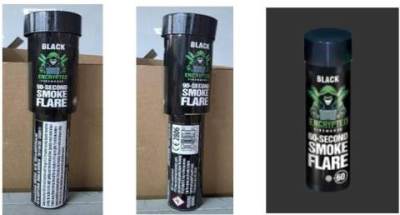 Photo of Encrypted Fireworks Ltd Handheld 60-Second and 90-Second Smoke Flares