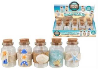 Photo of KTL Decorative Glass Bottle of Sand
