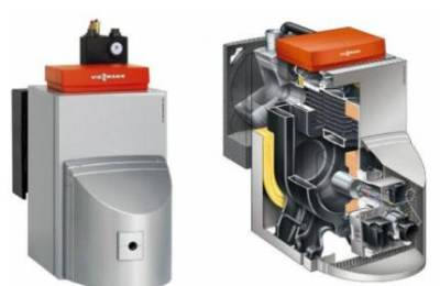Photo of Viessmann Vitorondens 200-T / 222-F Oil Condensing Boiler with Vitoflame 300 Oil Blue Flame Burner