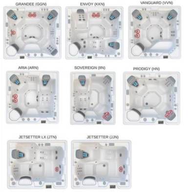 Photo of Highlife Collection Spas 6-fin Rotary Jet in a Spa