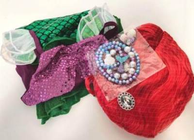 Photo of AOOWU Mermaid Princess Dress sold via Amazon