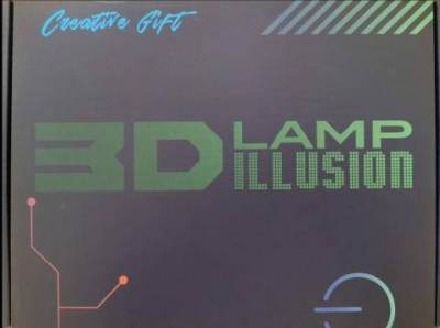 Photo of Creative Gift 3D Illusion Lamp sold via Etsy and eBay