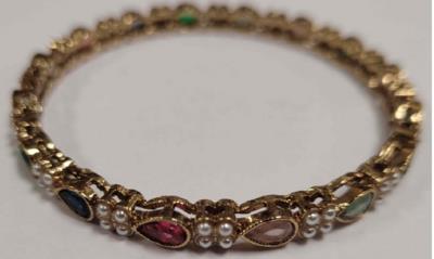 Photo of Bracelet with Multi-Coloured Stones