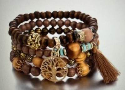 Photo of Luck Trading Celtic Wooden Bracelet