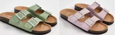 Photo of George Ladies Double Buckle Flatbed Sandal sold by Asda
