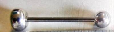 Photo of Silver Coloured Tongue Bar