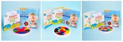 Photo of TheKiddoSpace Finger Painting Kit (12-, 25- and 36-Colour Editions)