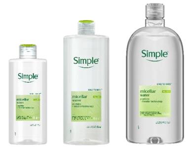 Photo of Simple Kind to Skin Micellar Cleansing Water 200ml, 400ml and 730ml