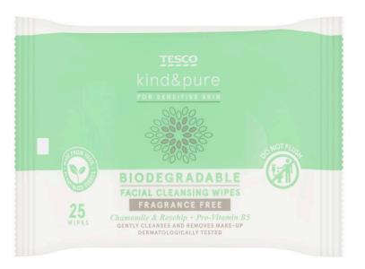 Photo of Tesco Kind & Pure Facial Cleansing Wipes