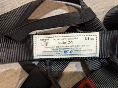 Photo of Xiangtai Safety Belt sold via TikTok