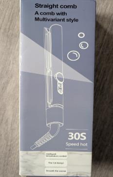 Photo of Hair Straightener WT-056 with Black Protective Glove sold via TikTok