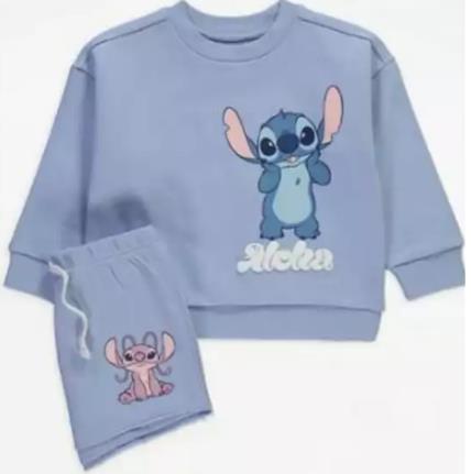 Photo of George ‘Stitch and Angel’ Two Piece Children’s Clothing Set sold by Asda