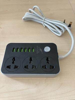 Photo of Jia Le Xin Hub with 3 sockets and 6 USB ports sold via TikTok
