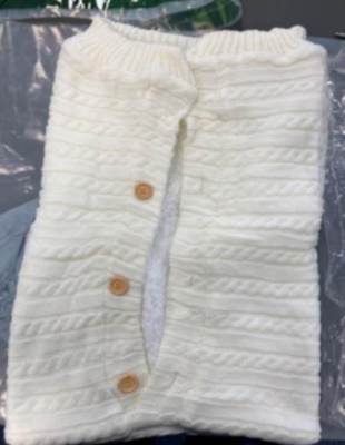 Photo of Knitted Cream Sleeping Bag sold via Vicedeal