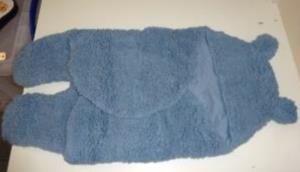 Photo of Plush Teddy Bear Baby Sleeping Bag sold via eBay