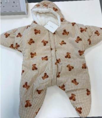 Photo of Starfish Teddy Bear Print Newborn Hooded Sleeping Bag sold via AliExpress