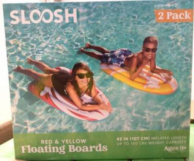Photo of Sloosh Red and Yellow Floating Boards