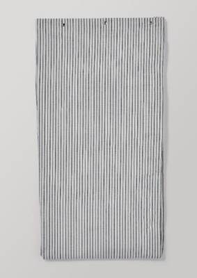 Photo of TOAST Organic Ticking Stripe Shower Curtain & Organic Pyjama Stripe Shower Curtain