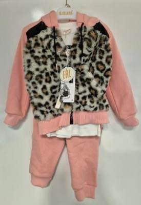 Photo of Gold Class 3-Piece Children’s Pink and Leopard Print Clothing Set