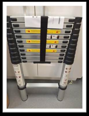 Photo of TEEMZA 3.2M Telescopic Ladder sold via Amazon