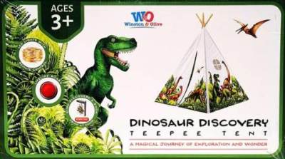 Photo of Winson & Olive Dinosaur Discovery Teepee Tent sold via Amazon